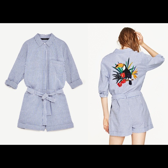 Zara stripe romper - Picture 2 of 4